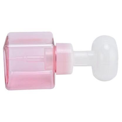 250ml Foaming Bottle PETG Plastic Flower Foam Dispenser Square Bottles for Cosmetic PackagingTransparent Powder