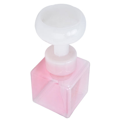 250ml Foaming Bottle PETG Plastic Flower Foam Dispenser Square Bottles for Cosmetic PackagingTransparent Powder