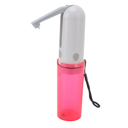 Portable Bidet 230ml USB Rechargeable Efficient Water Saving Simple Operation Portable Bidet Sprayer for Toilet Travel Red Bottle