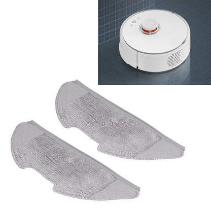 2Pcs Sweeper Mop Pad Adapted Removable High Efficient Mop Cloth Fit for Xiaomi Mijia PRO
