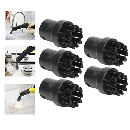 5PCS Steam Engine Brush Black Steamer Cleaning Brush Replacement Brush for Karcher SC1 SC2 SC3 SC4 SC5