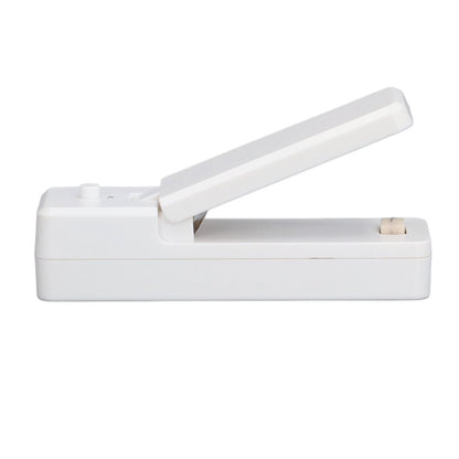 Portable Mini Bag Sealer with Magnet USB Charging Plastic Bag Sealing Machine for Home Kitchen UseWhite