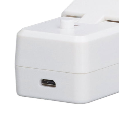 Portable Mini Bag Sealer with Magnet USB Charging Plastic Bag Sealing Machine for Home Kitchen UseWhite