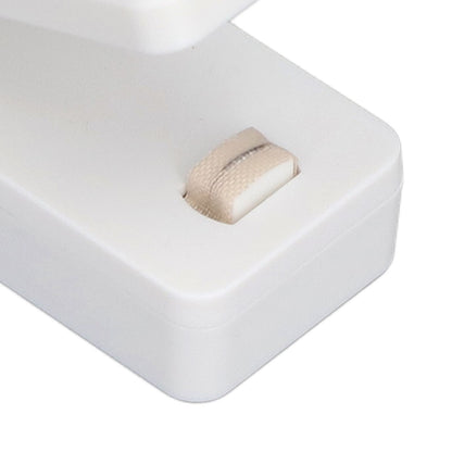Portable Mini Bag Sealer with Magnet USB Charging Plastic Bag Sealing Machine for Home Kitchen UseWhite