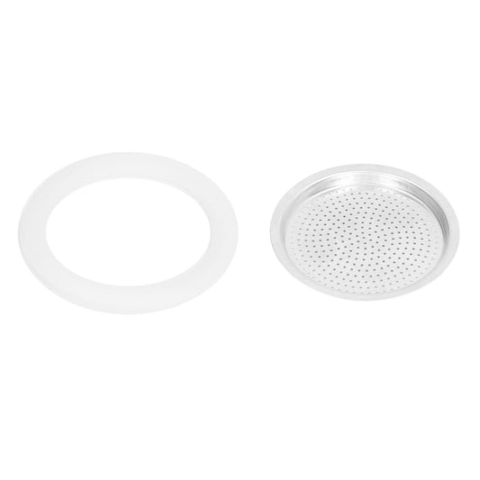 Coffee filter sealing ring, white reusable ring for coffee pot filter