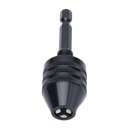 0.6‑8mm Fast Change Hex Shank Drill Bit Chuck Aluminum Alloy Clamping Tool for Grinding Machine Screwdriver