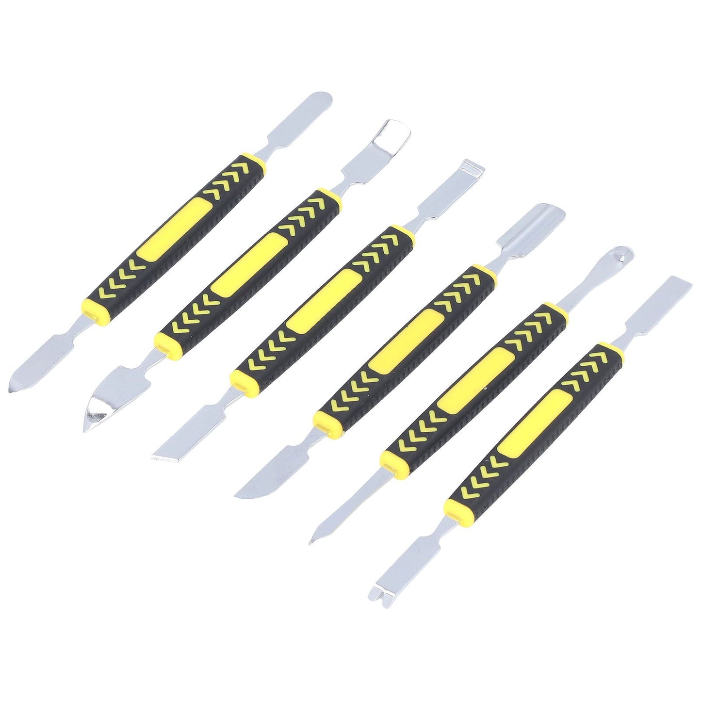 6PCS Metal Spudger Dual Ends Pry Opening Spudger Laptop Mobile Phone Pry Tool for Household Repair