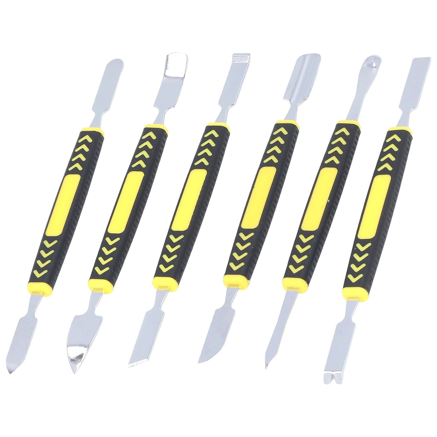 6PCS Metal Spudger Dual Ends Pry Opening Spudger Laptop Mobile Phone Pry Tool for Household Repair