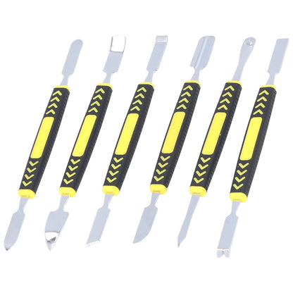 6PCS Metal Spudger Dual Ends Pry Opening Spudger Laptop Mobile Phone Pry Tool for Household Repair