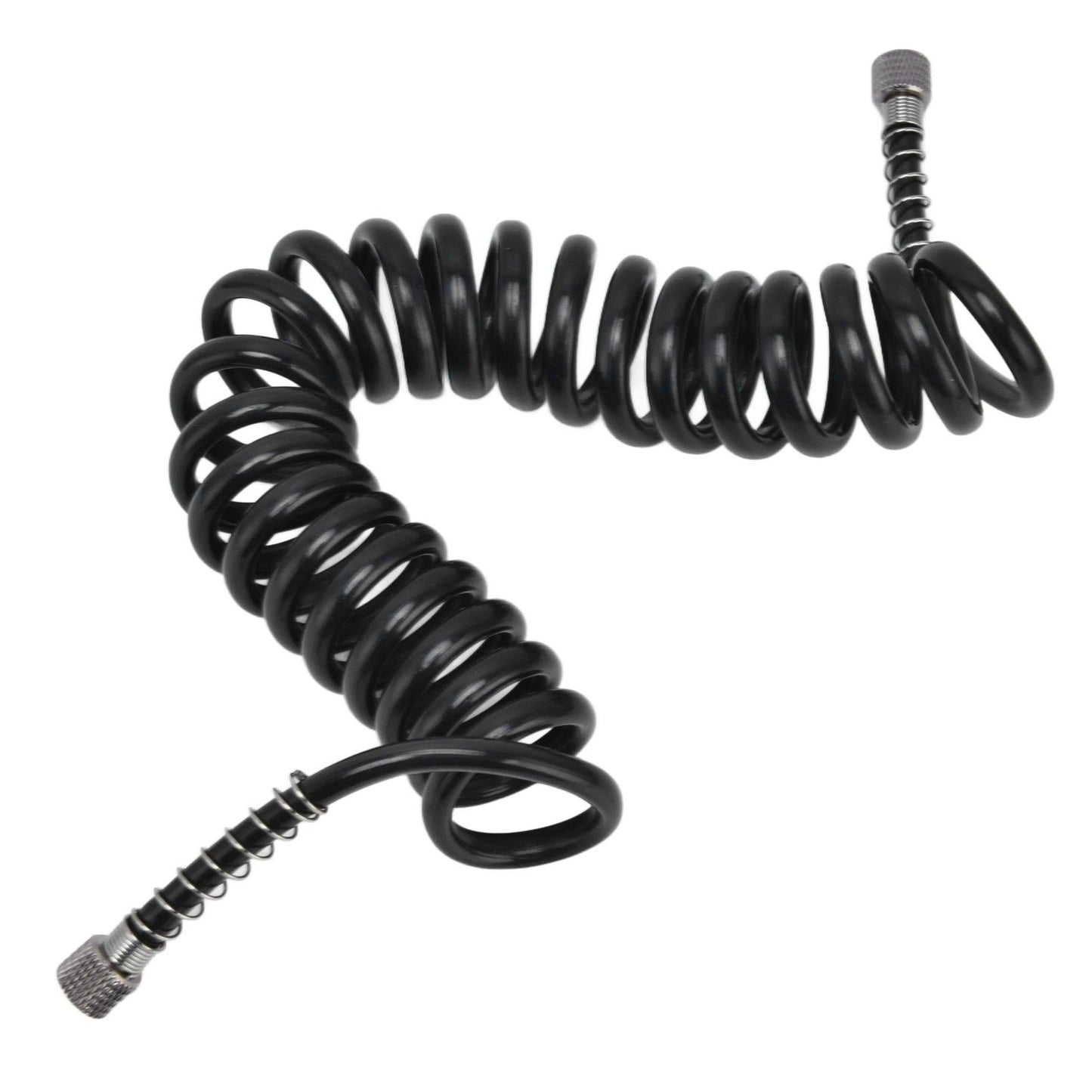 Air Hose Polyurethane Coil Air Hose with G1/8 Female Thread Fittings for Paint Airbrush Accessories