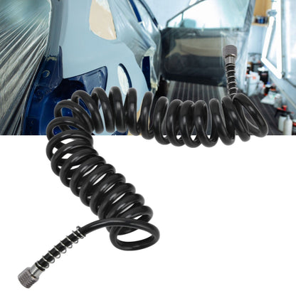 Air Hose Polyurethane Coil Air Hose with G1/8 Female Thread Fittings for Paint Airbrush Accessories