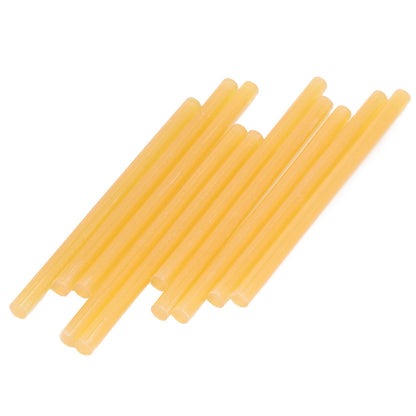 10Pcs Hot Melt Glue Stick 11x200mm Strong Adhesion High Strength Glue Adhesive Sticks for Glue Guns Above 60WYellow