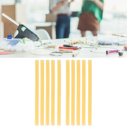 10Pcs Hot Melt Glue Stick 11x200mm Strong Adhesion High Strength Glue Adhesive Sticks for Glue Guns Above 60WYellow
