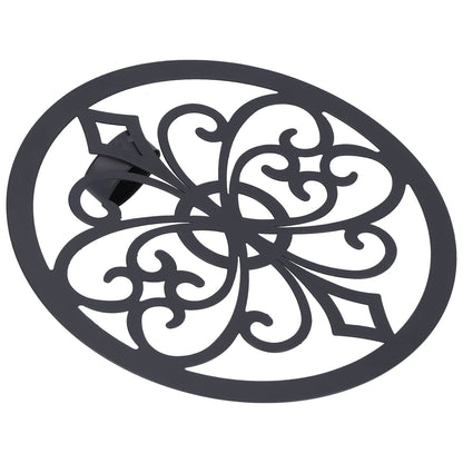 Wall Hanging Candle Holders Black European Retro Prevent Dripping Baroque Wall Candlestick