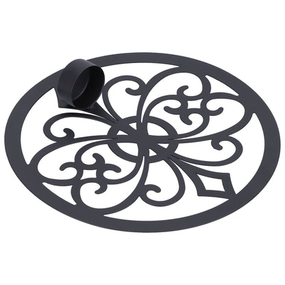 Wall Hanging Candle Holders Black European Retro Prevent Dripping Baroque Wall Candlestick