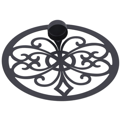 Wall Hanging Candle Holders Black European Retro Prevent Dripping Baroque Wall Candlestick