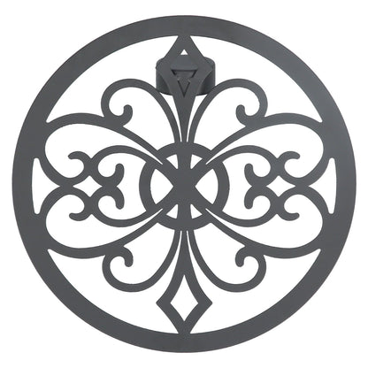Wall Hanging Candle Holders Black European Retro Prevent Dripping Baroque Wall Candlestick