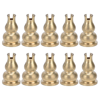 10pcs Incense Burner Gourd Shaped Brass Incense Holder for Home Office Teahouse Living Room Yoga