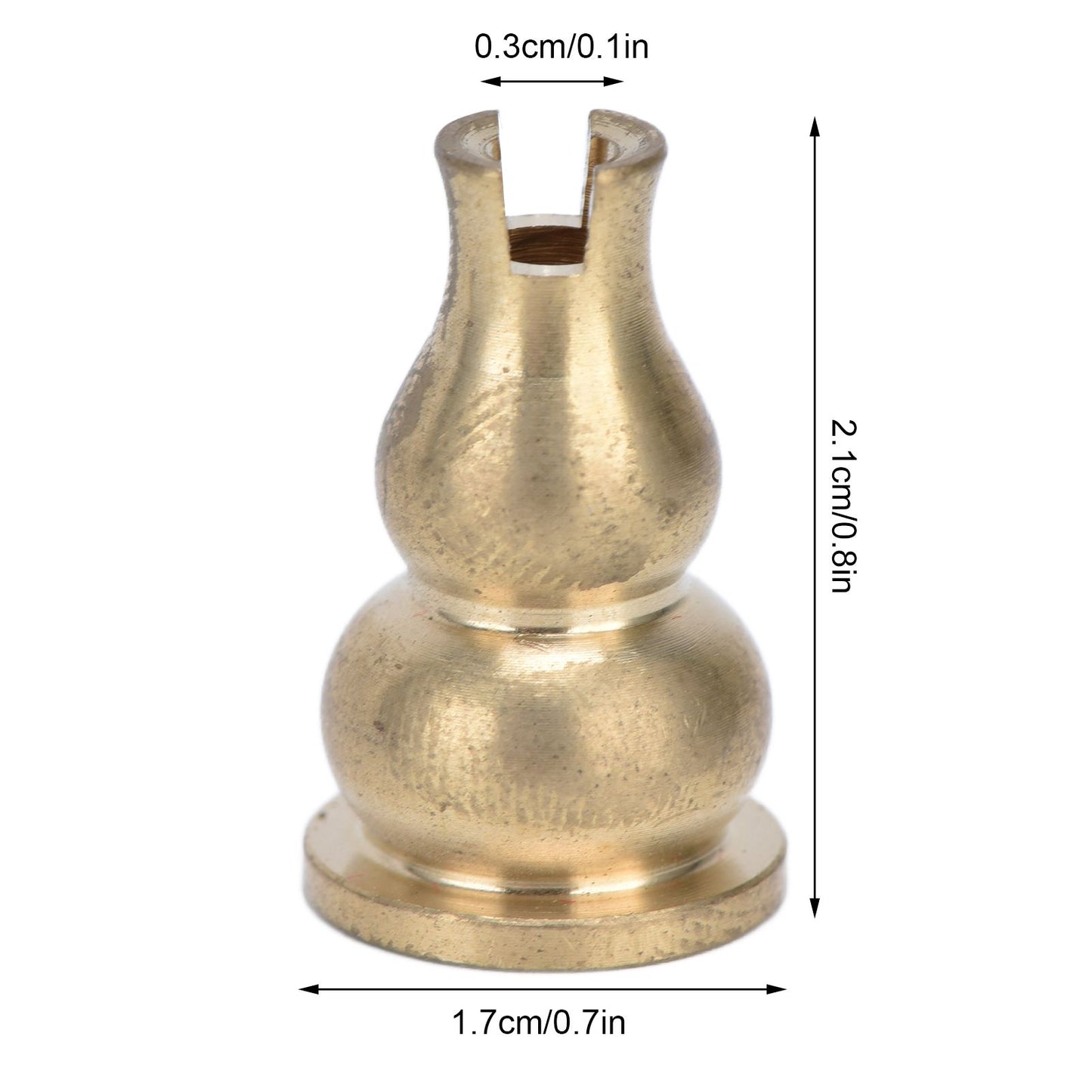 10pcs Incense Burner Gourd Shaped Brass Incense Holder for Home Office Teahouse Living Room Yoga