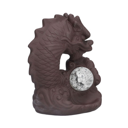 Smoke Waterfall Backflow Incense Burner Ceramic Incense Holder Dragon Aroma Burner Home Decoration Ornament