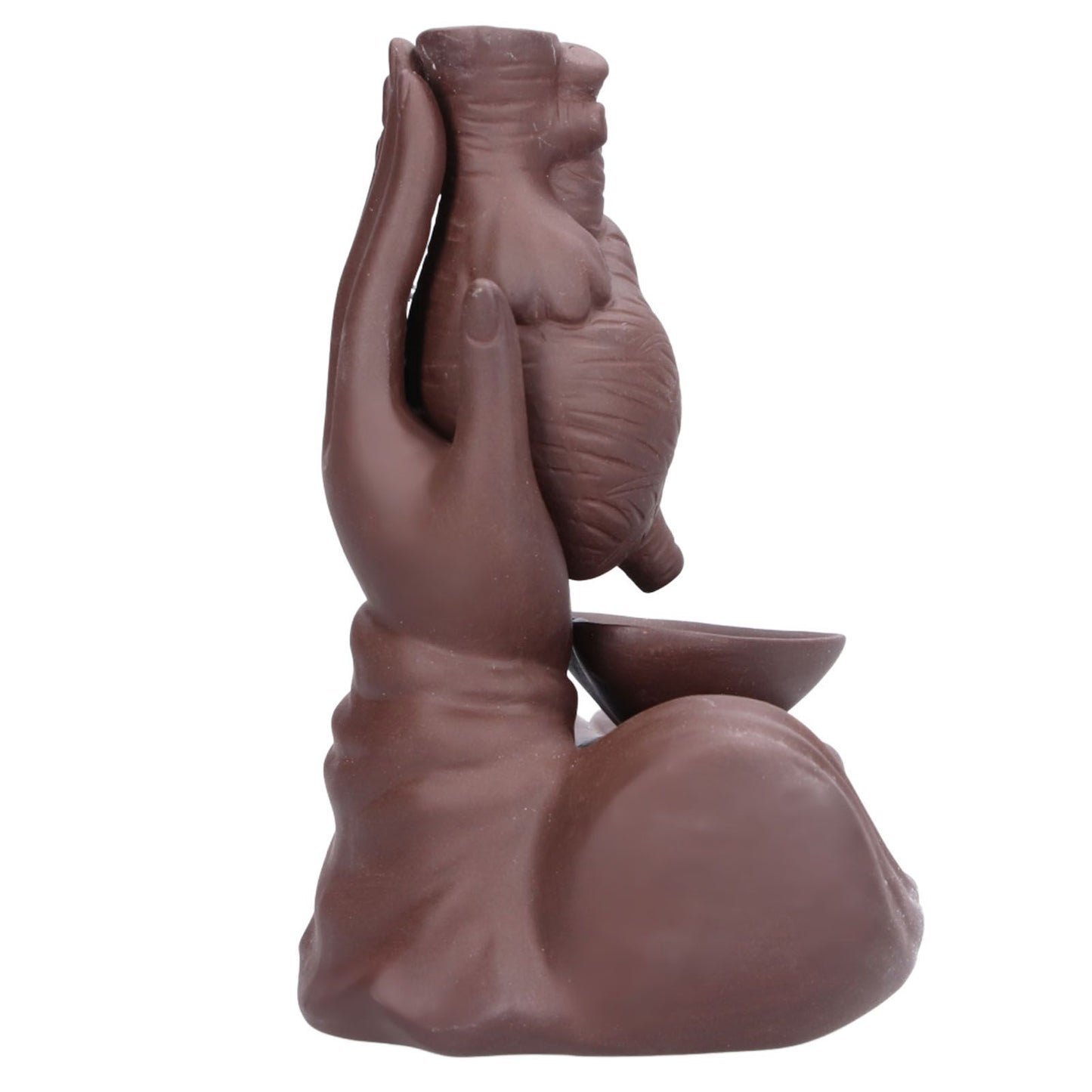Ceramic Incense Burner Waterfall Backflow Incense Holder Ornament for Home Bedroom Office Sauna SPA