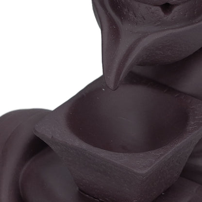 Backflow Incense Burner Smoke Waterfall Ceramic Incense Holder Aroma Burner Home Ornament for Bedroom Decoration