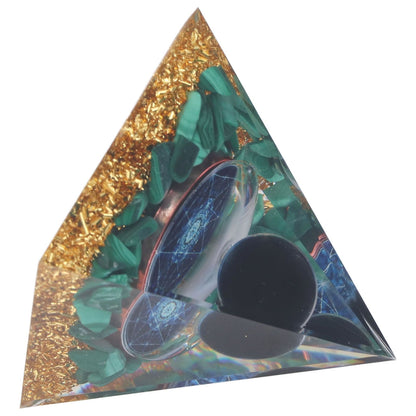 Orgone Pyramid Exquisite Healing Energized Gemstones Pyramids for Home Offices Bedroom