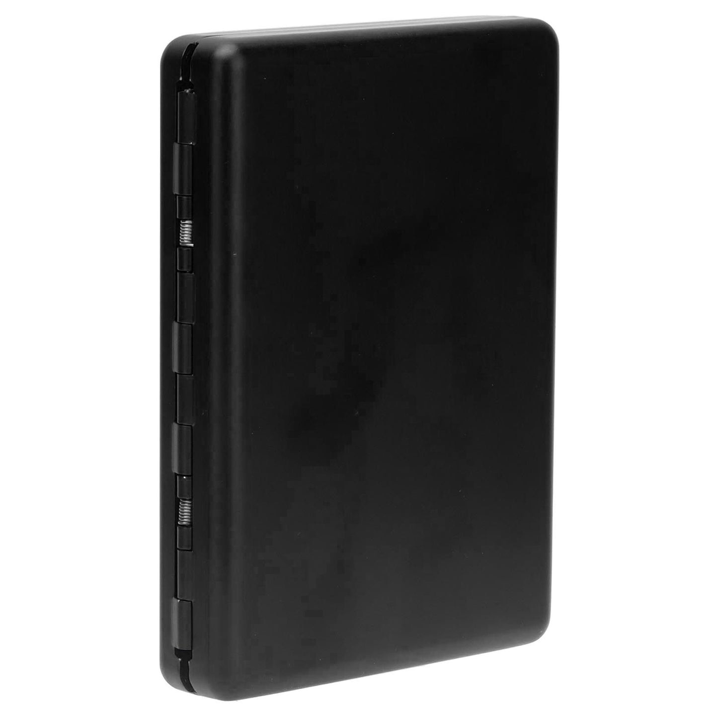 Cigarette Case Aluminium Alloy High Durability Fashion Glossy Exquisite Texture Cigarette Holder for Travel OutdoorBlack