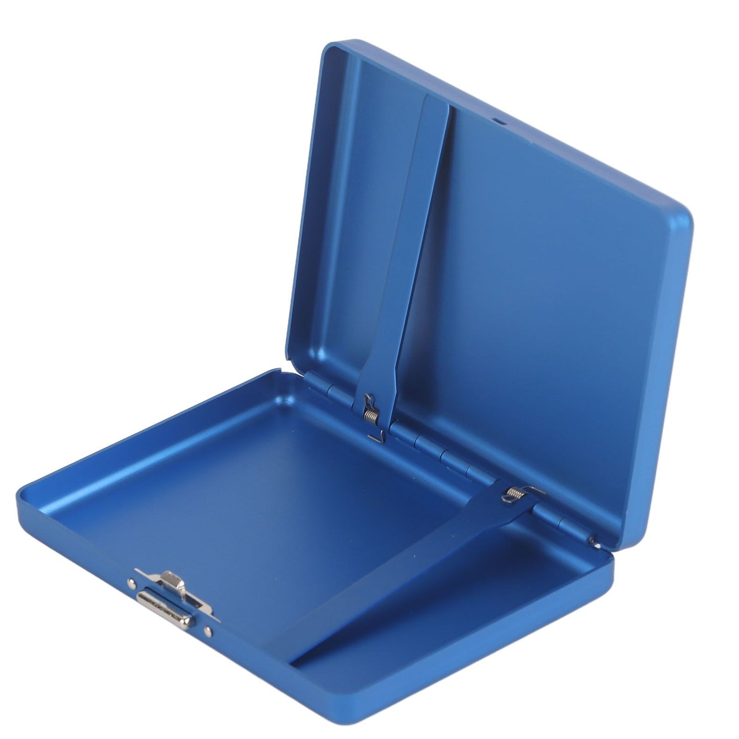 Cigarette Case Aluminium Alloy High Durability Fashion Glossy Exquisite Texture Cigarette Holder for Travel OutdoorBlue