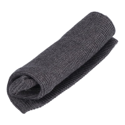 Dog Ears Cover Freeze Proof Elastic Polyester Puppy Neck Ear Warmer Hood Earmuffs for Winter Dog GroomingGrey M