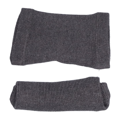 Dog Ears Cover Freeze Proof Elastic Polyester Puppy Neck Ear Warmer Hood Earmuffs for Winter Dog GroomingGrey M