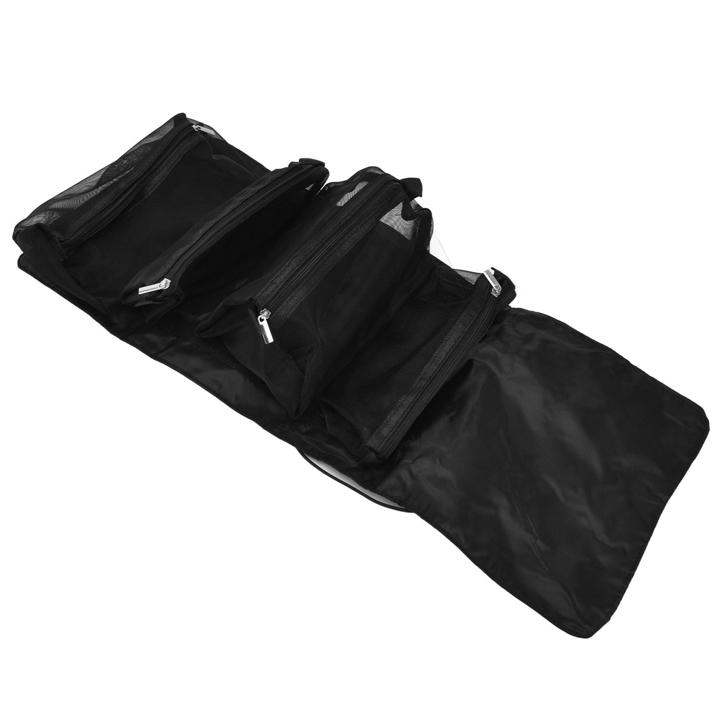 Makeup Travel Bag Foldable Portable Large Capacity Waterproof Wide Application Durable Nylon Travel Cosmetic Bag