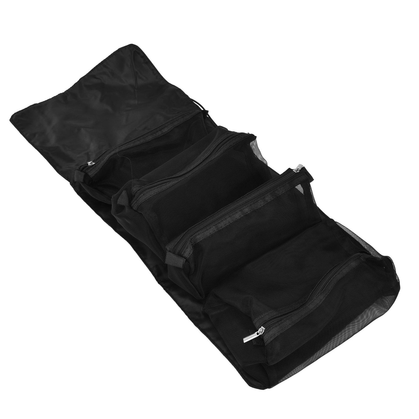Makeup Travel Bag Foldable Portable Large Capacity Waterproof Wide Application Durable Nylon Travel Cosmetic Bag