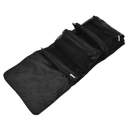 Makeup Travel Bag Foldable Portable Large Capacity Waterproof Wide Application Durable Nylon Travel Cosmetic Bag
