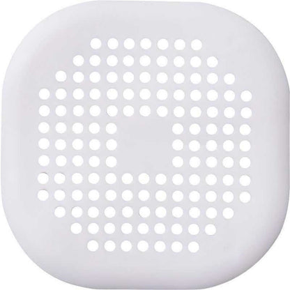 Sewer Floor Drain Net With Suction Cup Shower Drain Hair Cover Kitchen Bathroom Floor Drain PadWhite