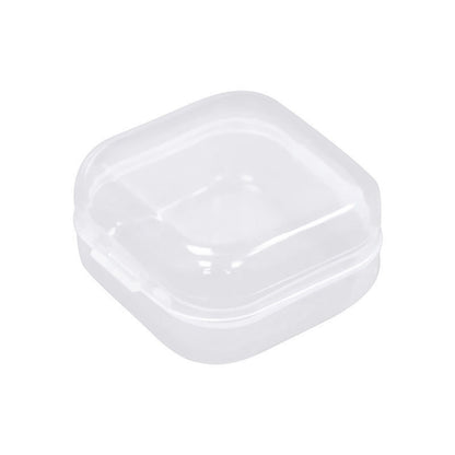Small Clear Box Transparent Sturdy Durable PP Glossy Surface Wide Application Bead Box for Jewelry Pills Earplug