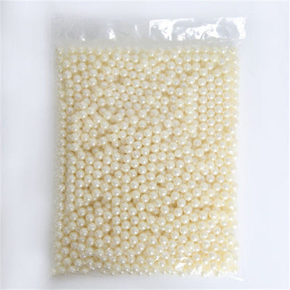 Makeup Brush Holders Multipurpose Acrylic Makeup Storage Box for Bathroom Vanity Countertop One Packet of White Pearls (Approx. 250g/8.8oz)