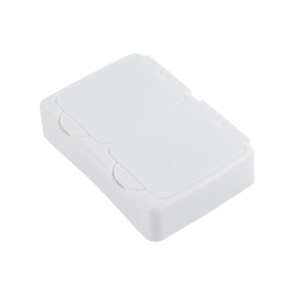 Cosmetic Storage Box Cartoon Pattern Plastic Storage Containers Multifunctional Student Stationery Storage Box Double Grid