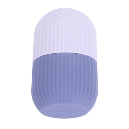 Face Icer Pain Relief Nonslip Grip Durable Silicone Easy Operation Ice Face Mold for Face Massage Skin Care Purple