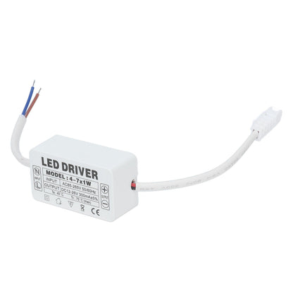 4‑7X1W LED Driver Constant Current 300mA Input AC85‑265V Output DC12‑26V Power Supply Transformer