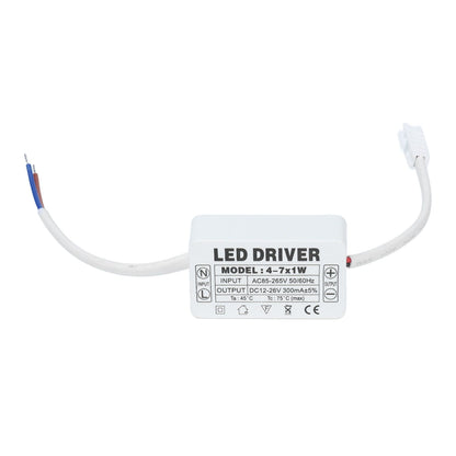 4‑7X1W LED Driver Constant Current 300mA Input AC85‑265V Output DC12‑26V Power Supply Transformer