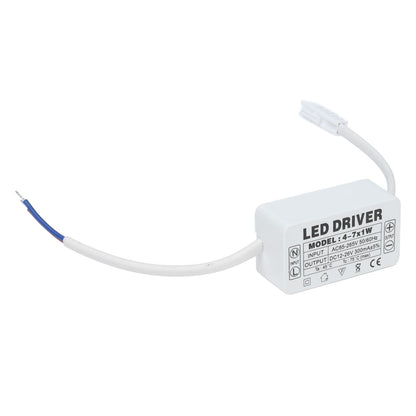 4‑7X1W LED Driver Constant Current 300mA Input AC85‑265V Output DC12‑26V Power Supply Transformer