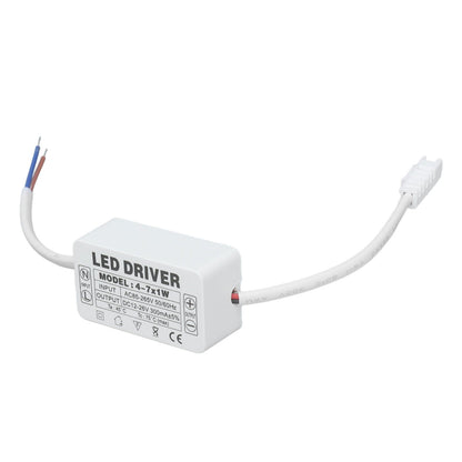 4‑7X1W LED Driver Constant Current 300mA Input AC85‑265V Output DC12‑26V Power Supply Transformer