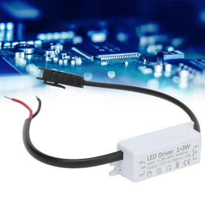 LED Driver AC 85‑265V to 2‑4V DC Power Supply Transformer Adapter for LED Strip Lighting
