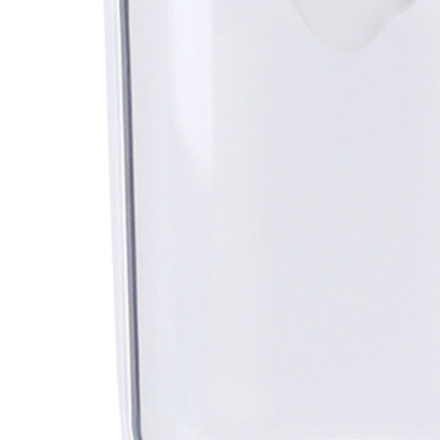 Bathroom Containers Multifunction Transparent Cotton Swabs Storage Canister with Lid for Home White Bear