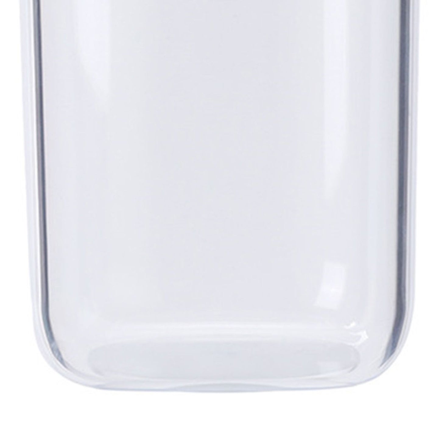 Bathroom Containers Multifunction Transparent Cotton Swabs Storage Canister with Lid for Home White Bear
