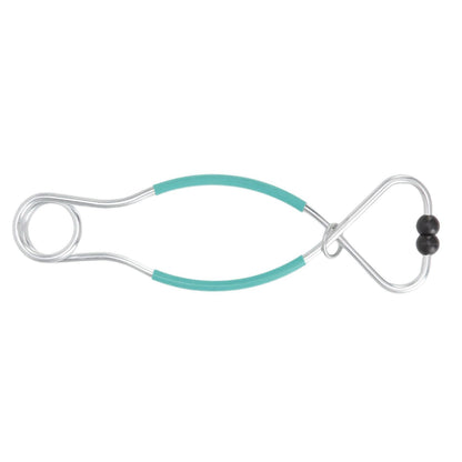 Cattle Bull Cow Nose Pliers Metal Punch Free Strong Traction Cow Pulling Tool for Farm Ranch Veterinary L Green