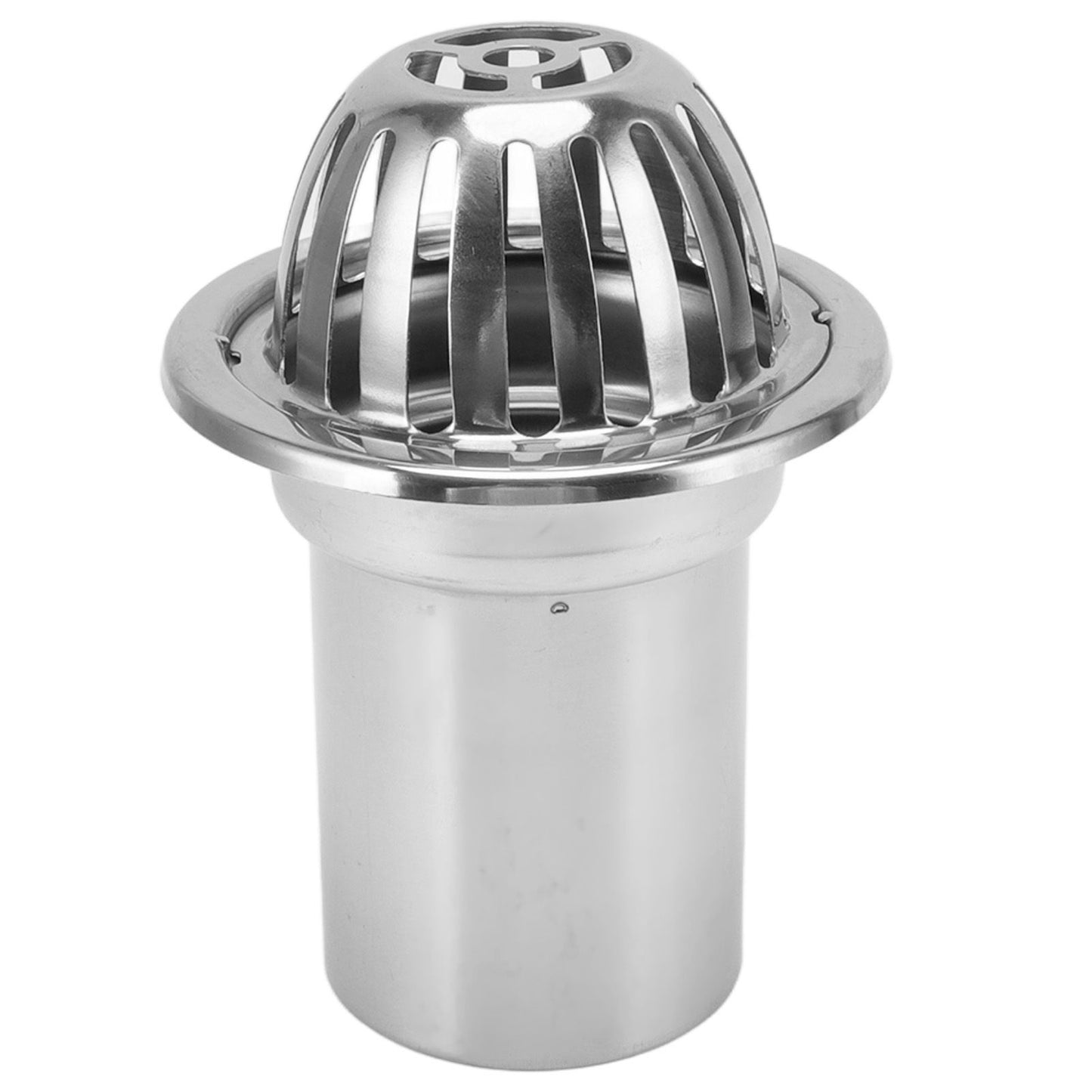 Roof Floor Drain Stainless Steel Non Blocking Balcony Outdoor Rain Bucket Drainage Parts Round 3in