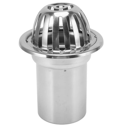 Roof Floor Drain Stainless Steel Non Blocking Balcony Outdoor Rain Bucket Drainage Parts Round 3in