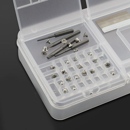 Electronic Components Storage Box Multipurpose Double Layer Rectangular PP Clear Component Containers